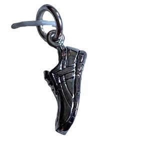 Sterling Silver 925 Stamped Running Shoe Charm